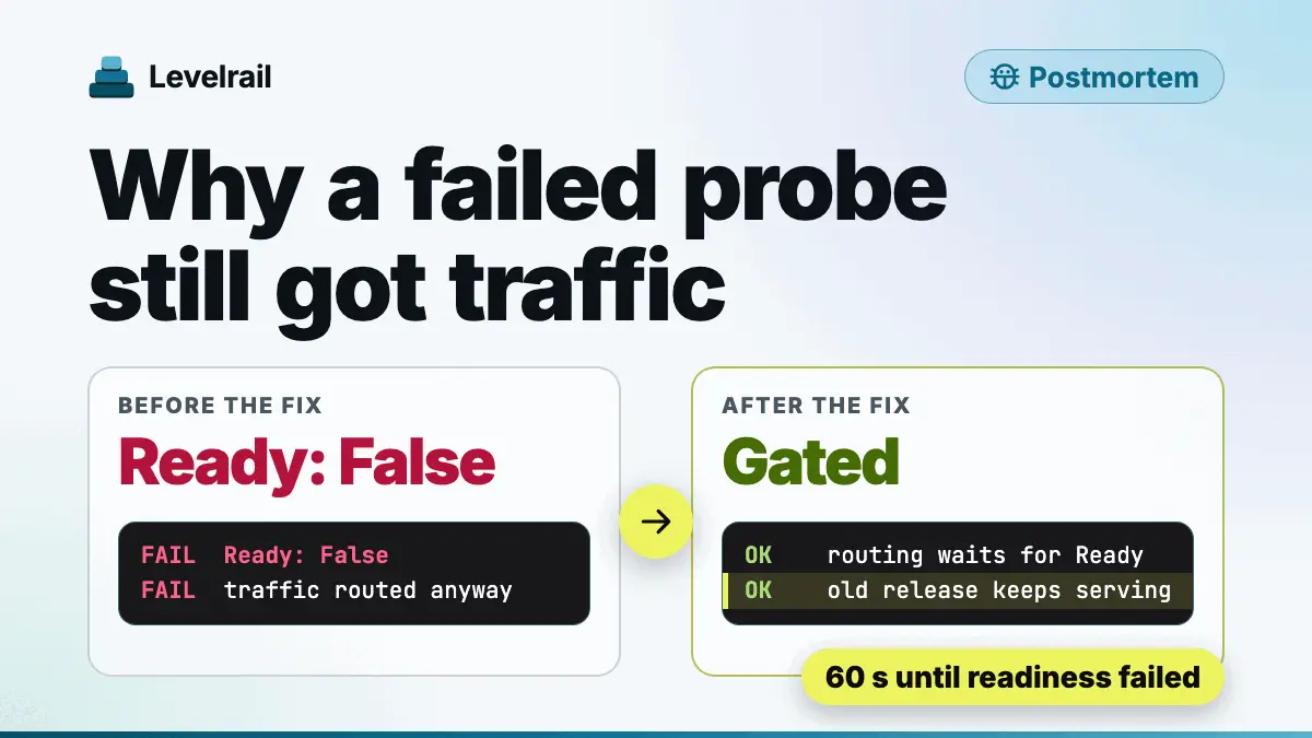 Why a failed probe still got traffic