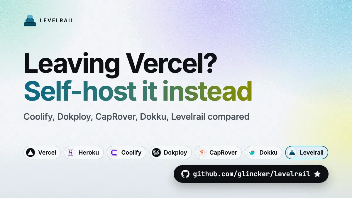 Leaving Vercel? Self-host it instead