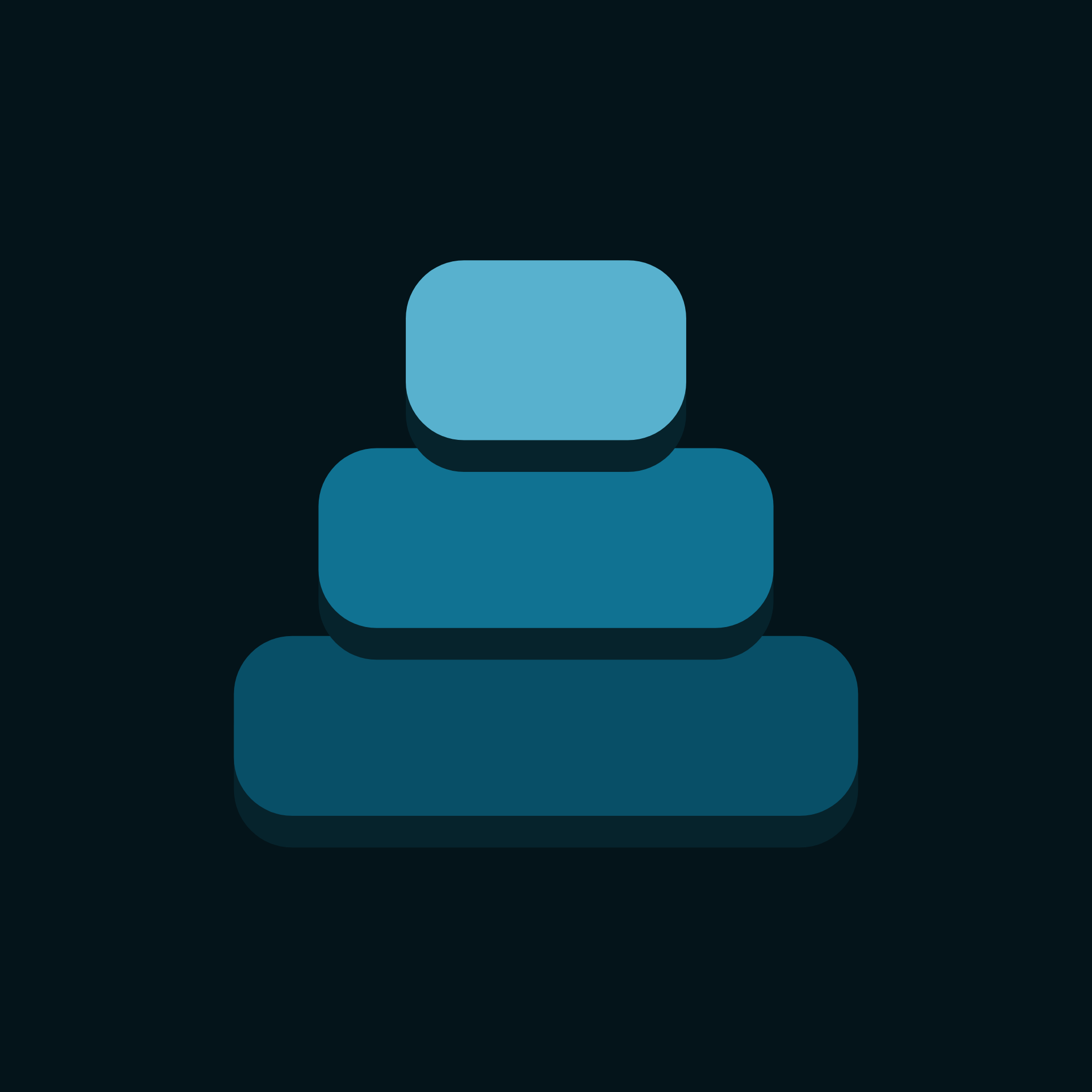 Levelrail mark on a dark square
